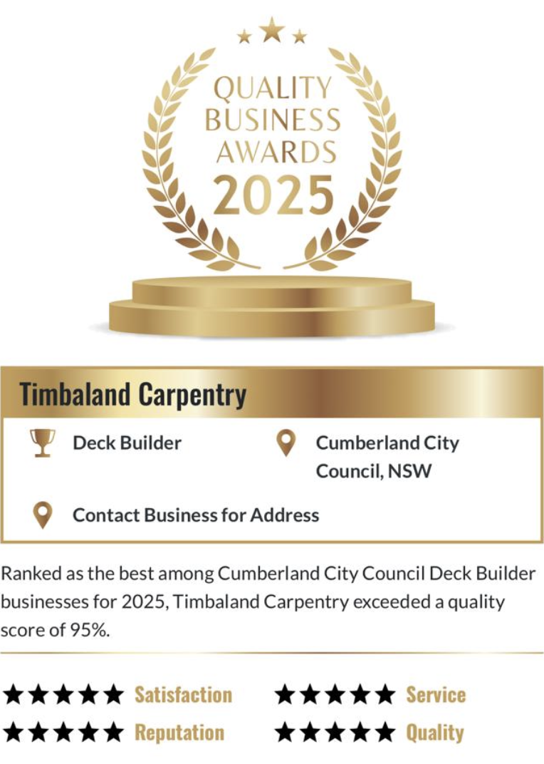 Quality Business Awards Winner 2025